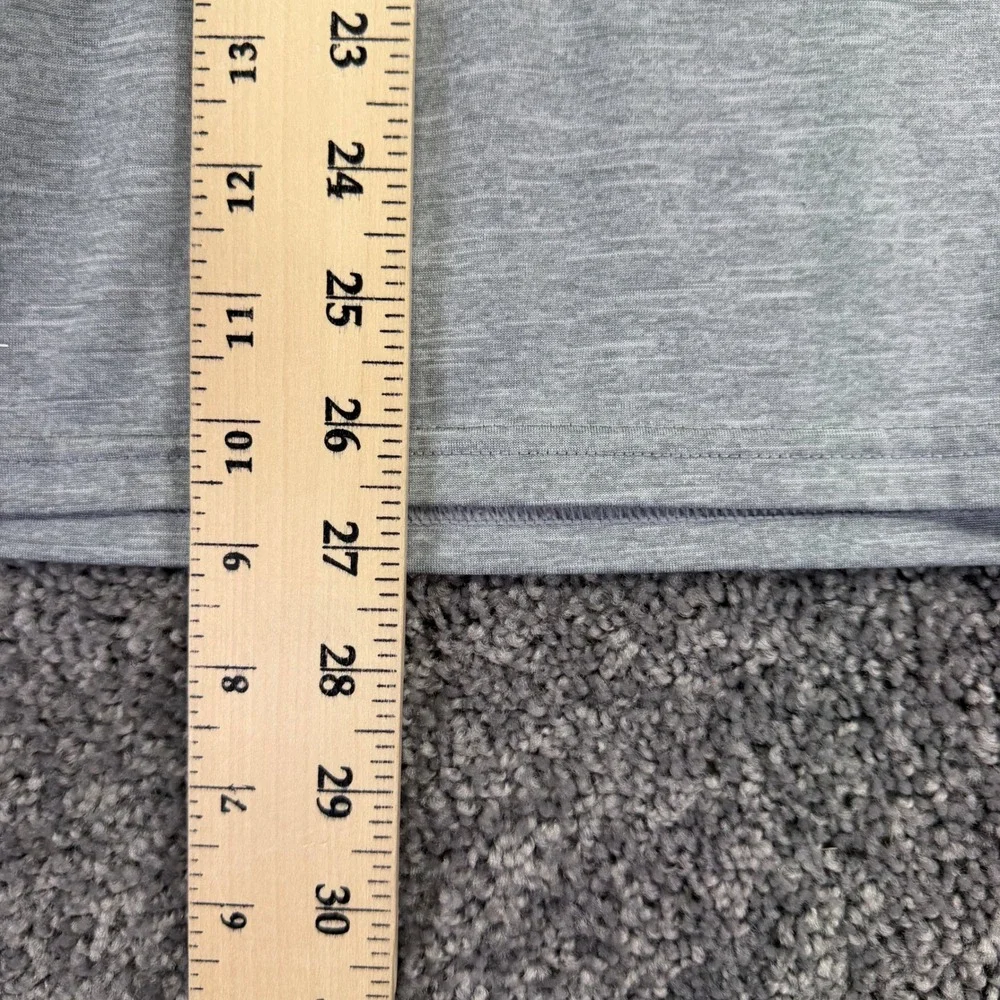 Nike Swim Shirt Mens M Gray Heathered Dri-Fit Rash Guard